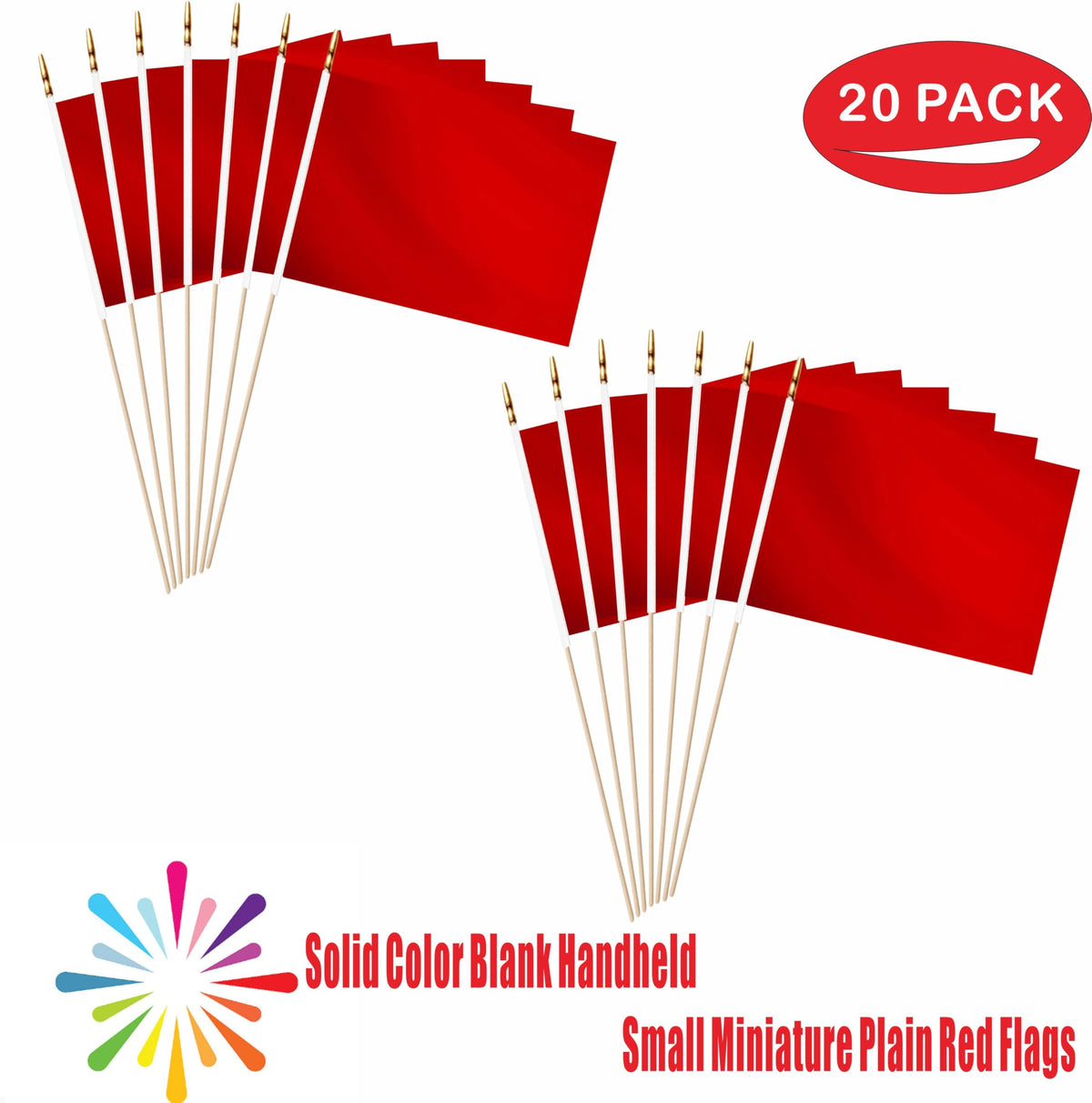 LUSEOAN parade-ready flags showcased in action for festive outdoor decoration