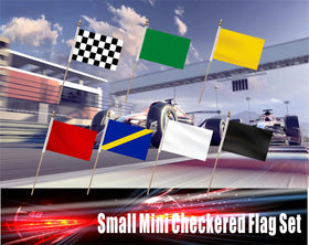 LUSEOAN race-themed flags ideal for decorating cars classrooms and venues.