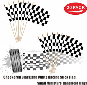 LUSEOAN racing flags ideal for parties, decorations, and photo setups