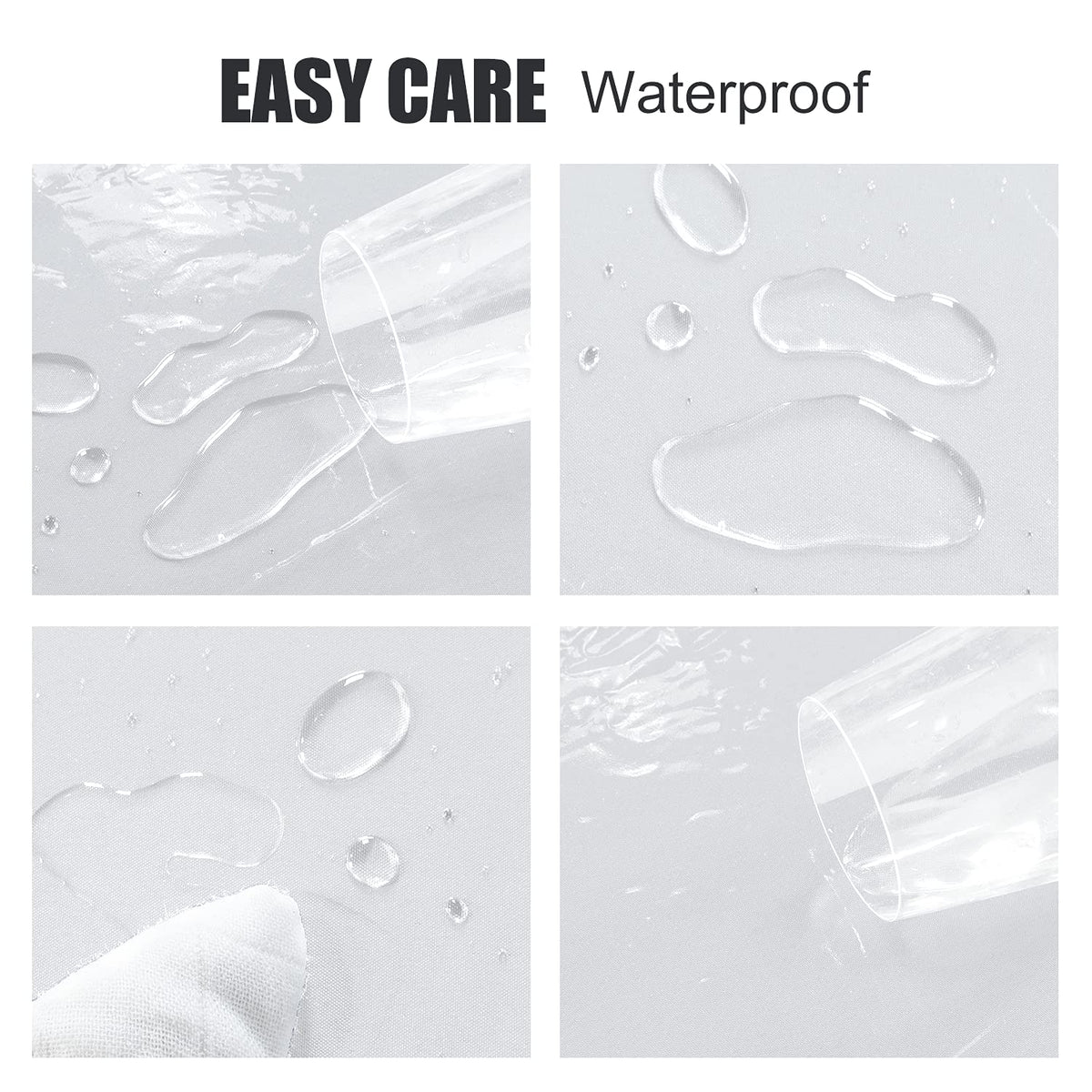 LUSHVIDA stain resistant vinyl surface shields from spills and stains