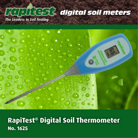 Luster Leaf 1625 digital display close-up highlighting quick temperature readout.