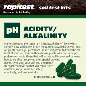 Luster Leaf Rapitest kit with all components for 20 tests across zones.