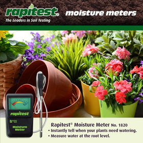 Luster Leaf Rapitest meter designed for soil use, not potting mix.