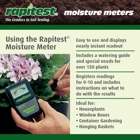 Luster Leaf Rapitest meter packaging includes quick planting guidance.