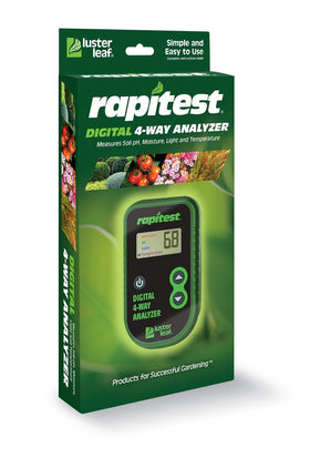 Luster Leaf Rapitest soil pH reading for plant compatibility