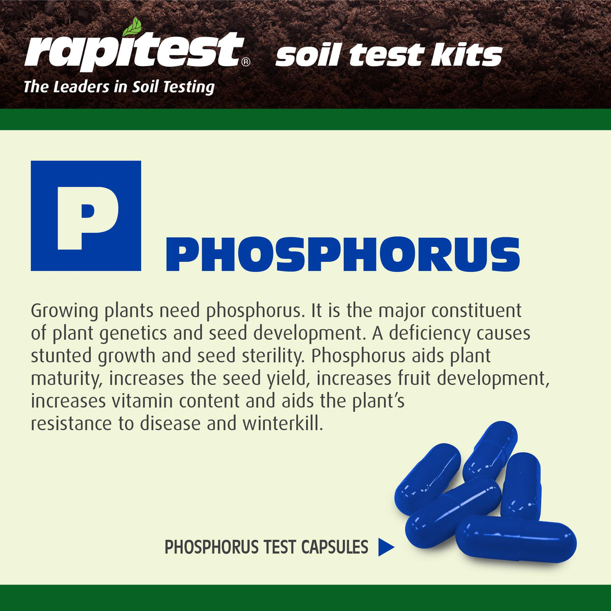 Luster Leaf Rapitest potassium test balancing lawn and garden nutrition.
