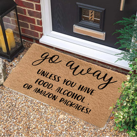 LUVADIAN durable front door mat traps dirt and moisture, ideal for busy entryways.