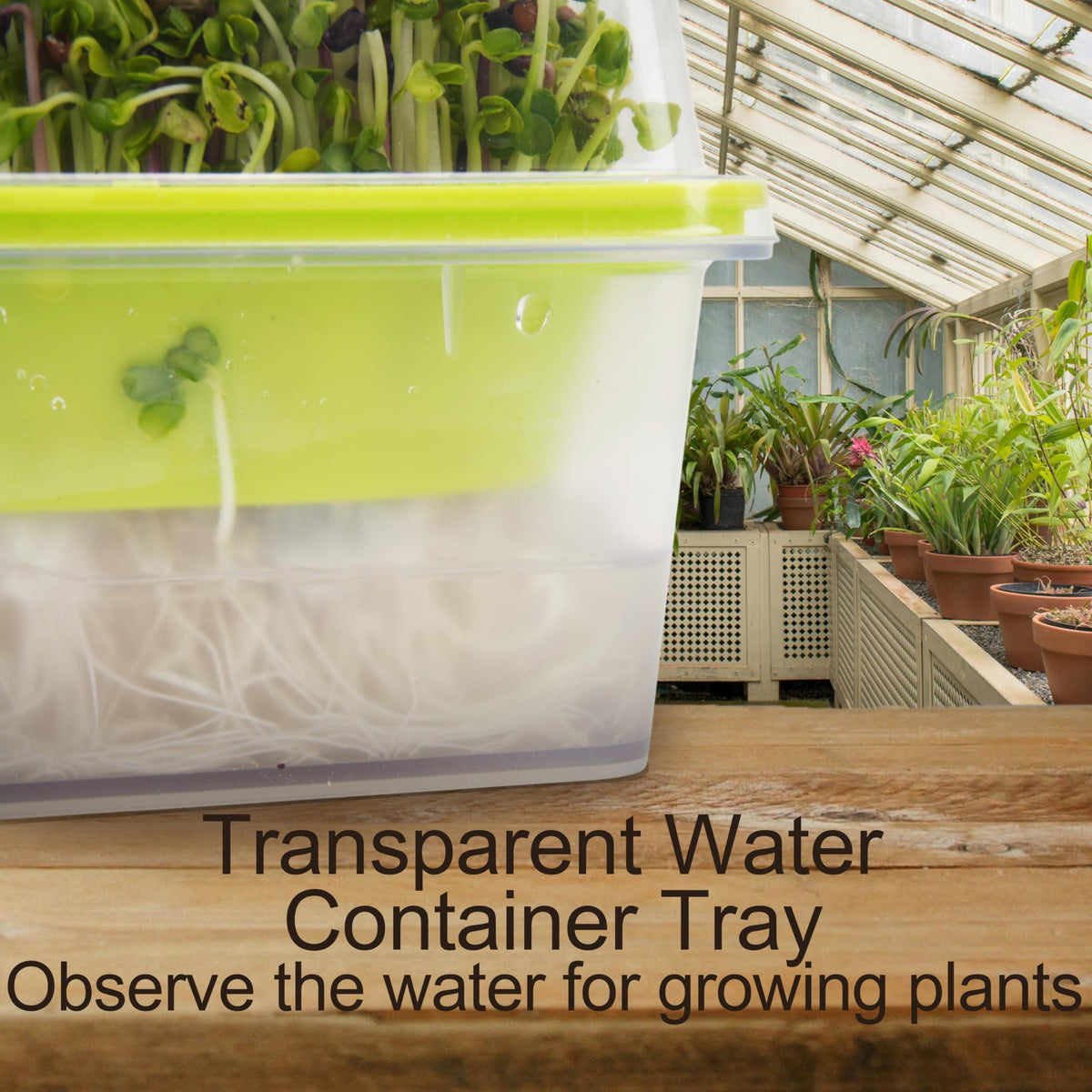 LUVCOSY dishwasher-safe bottom tray simplifies post-harvest cleanup.