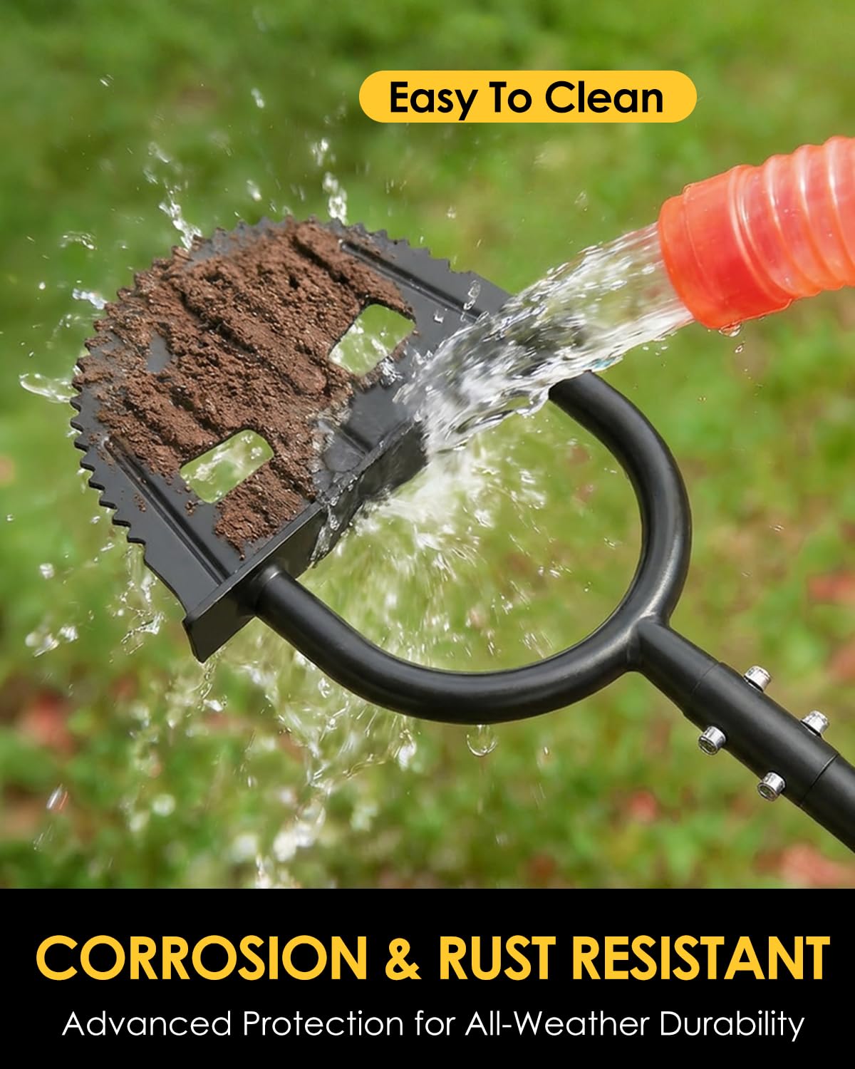 Luvenia welded joints reinforce handle and pedal connections