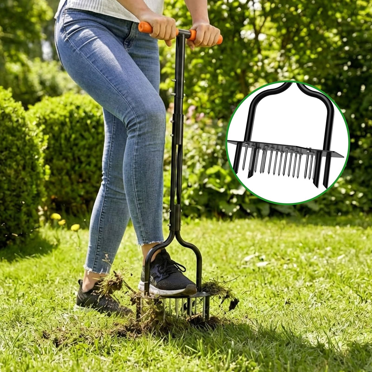 Luvenia ergonomic handle design reduces fatigue during extended aeration.