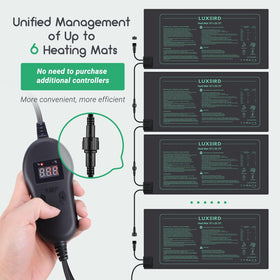 Luxbird digital thermostat controller with display for precise heat management