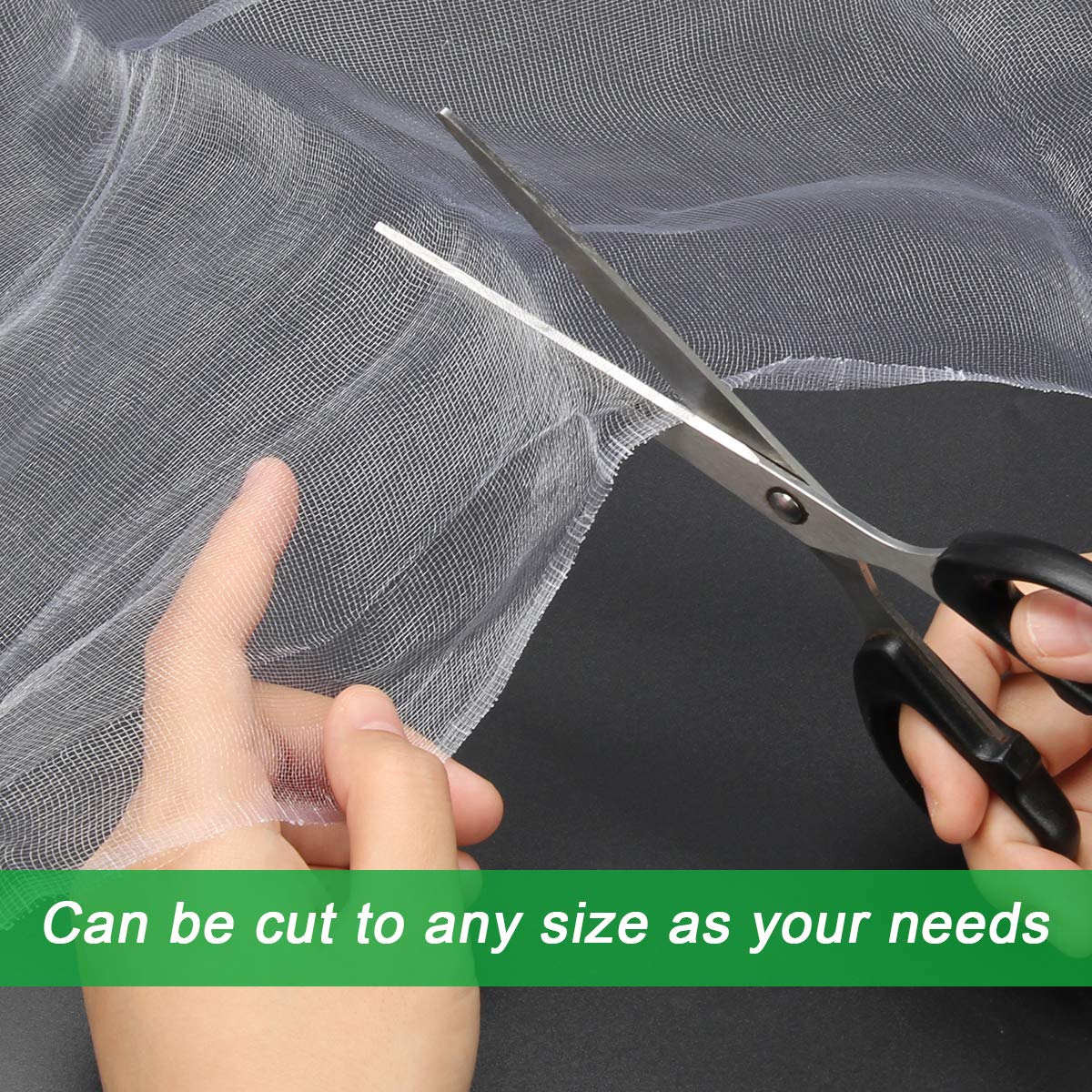 Luxiv plant protection netting covering seedlings to reduce pest exposure while maintaining sun