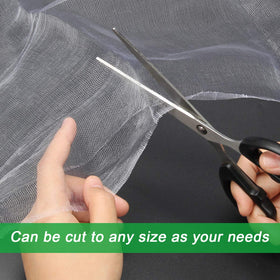 Luxiv plant protection netting covering seedlings to reduce pest exposure while maintaining sun