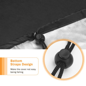 Luxiv stove cover interior silver layer enhances water resistance and durability.