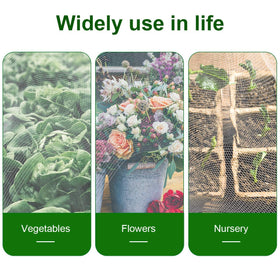 Luxiv vegetable and flower netting protecting beds with breathable coverage