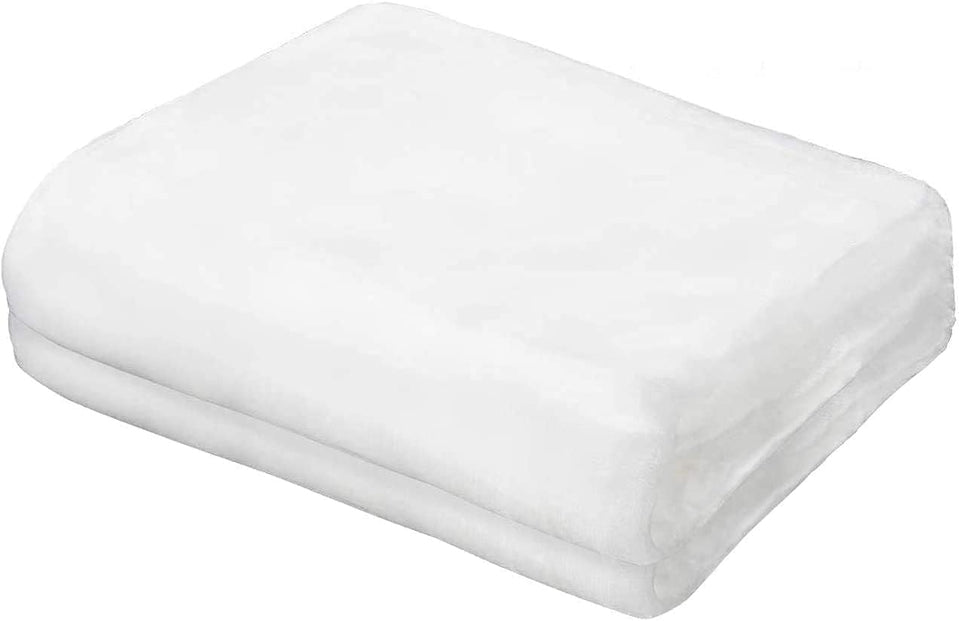 Luxiv White Bug Net 6.5 x 16 ft draped over a bed protecting crops while letting light through