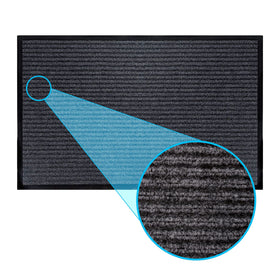 LuxUrux durable door mat for entrance traps mud and moisture