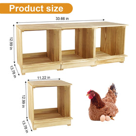Luxurytex wall-mount nesting box keeps coop organized and accessible