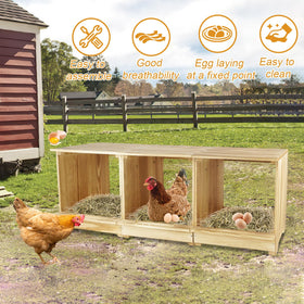 Luxurytex wooden nesting box adds natural, safe environment for hens