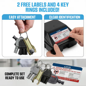 LVAP precision-fit key design ensures smooth operation