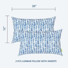 LVTXIII lumbar pillow inserts provide lasting comfort