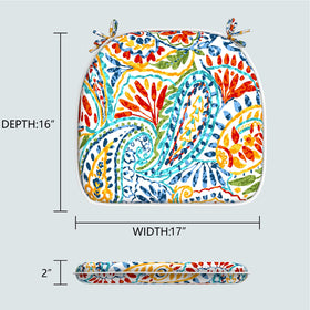 LVTXIII Paisley Multi pattern on chair adds decorative style