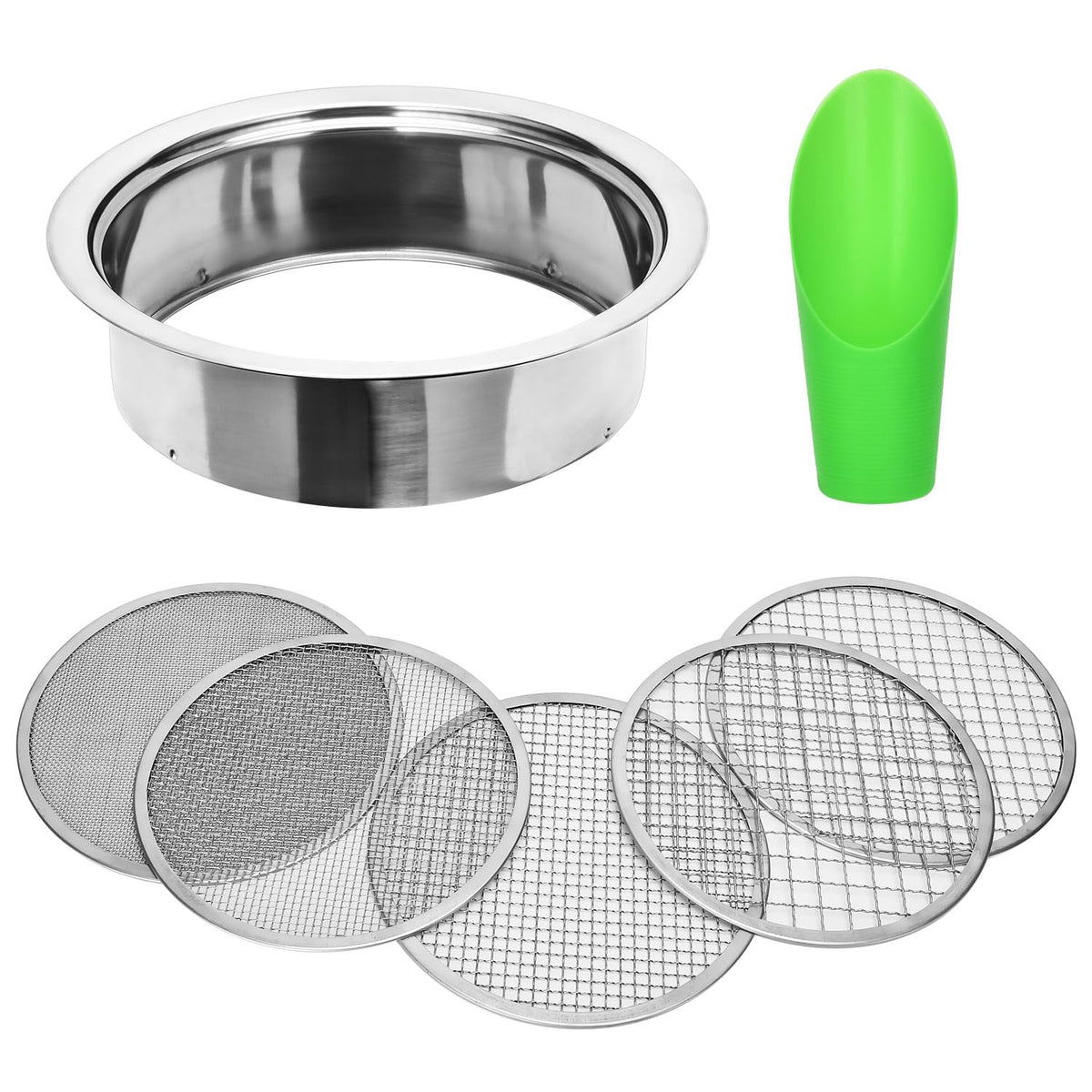 LWADALN soil sieve set frame—sturdy base for efficient garden sifting.