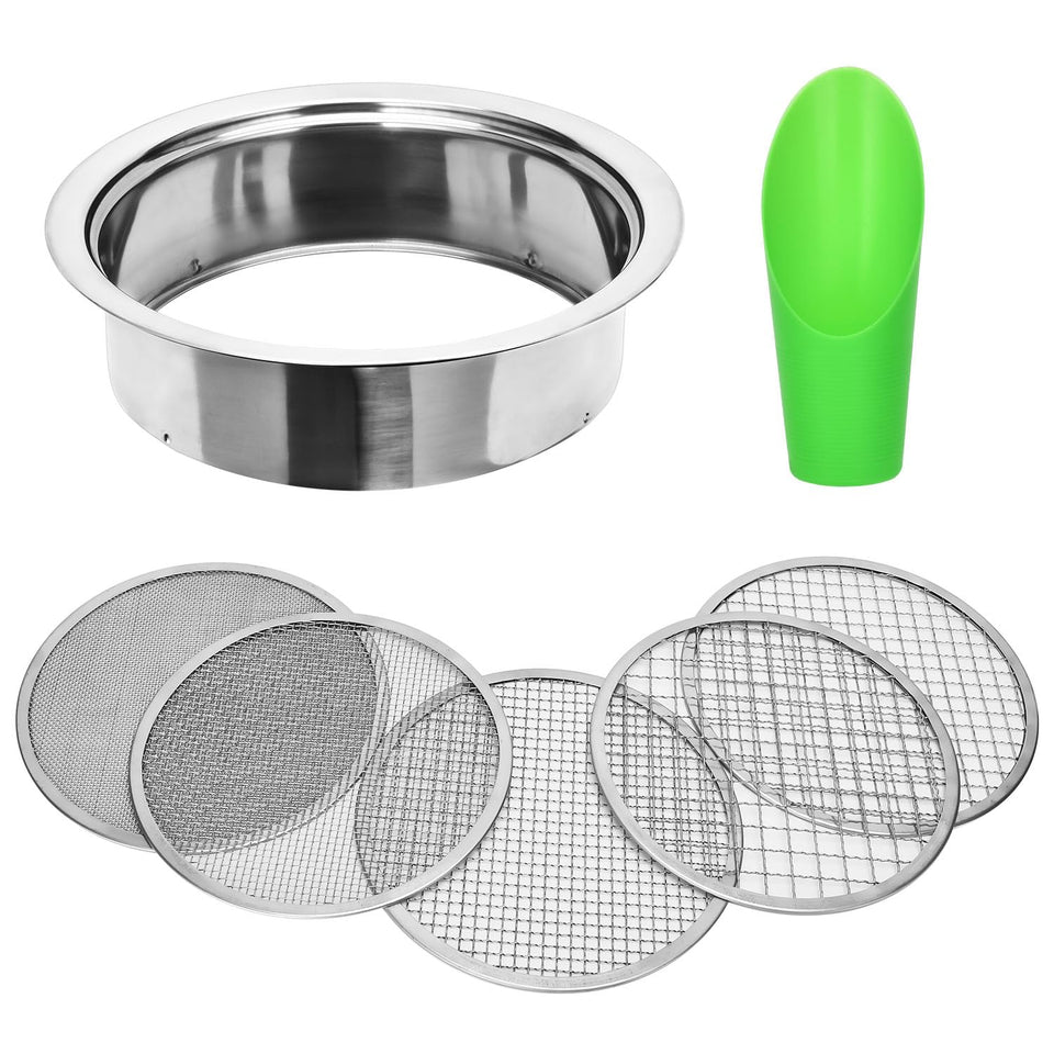 LWADALN soil sieve set frame—sturdy base for efficient garden sifting.