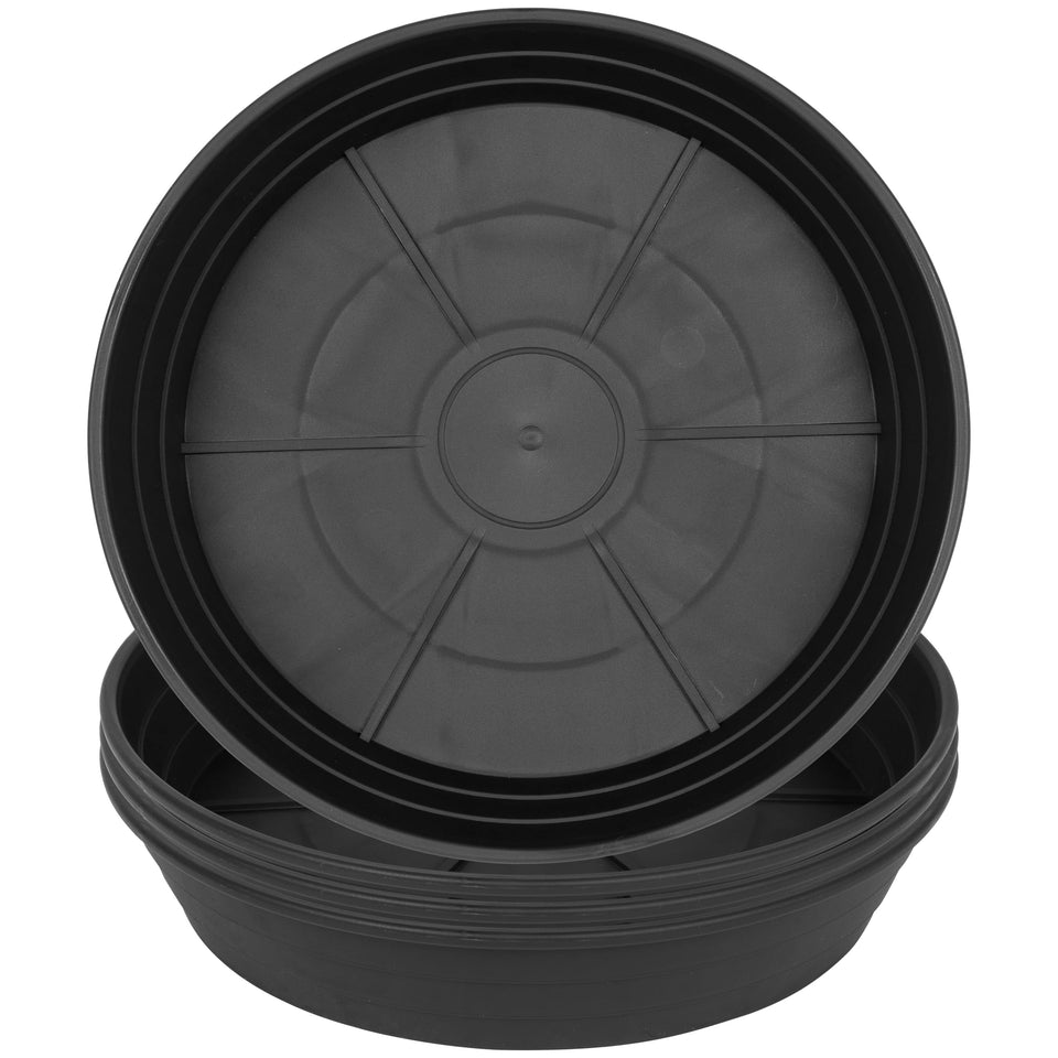 LWALRS 8-inch round plant saucer catches overflow and protects surfaces