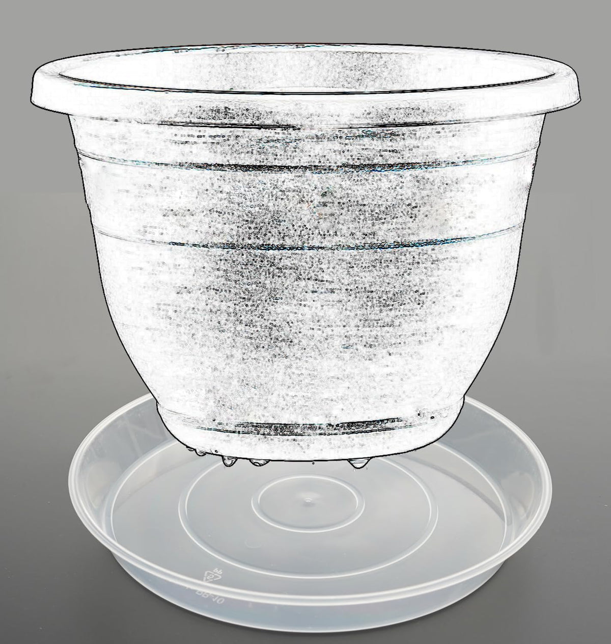 LWALRS indoor plant saucer tray keeps humidity balanced and floors dry.
