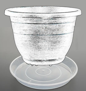 LWALRS indoor plant saucer tray keeps humidity balanced and floors dry.