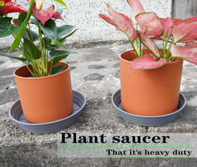 LWALRS plant saucer 18-inch heavy-duty edge supporting large planters
