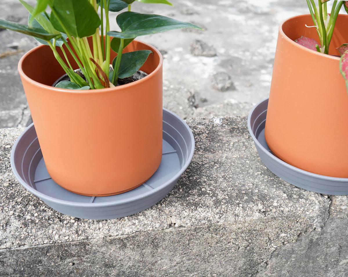 LWALRS plant saucer 18-inch round tray matches with any pot color