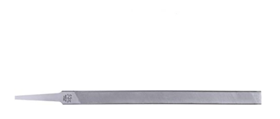 LWHwareHT double bevel flat chisel bit for precise chain sharpening.