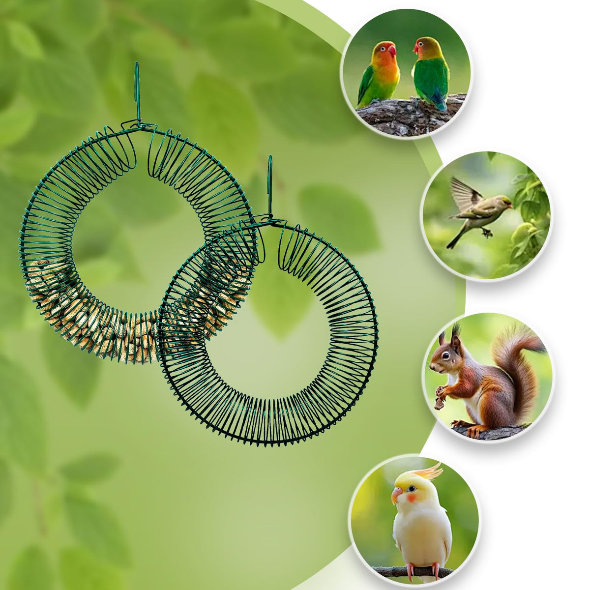 LWINGFLYER easy-refill design makes replenishing peanuts quick and tidy