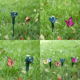 LWINGFLYER outdoor butterfly decor enhances patio and beds