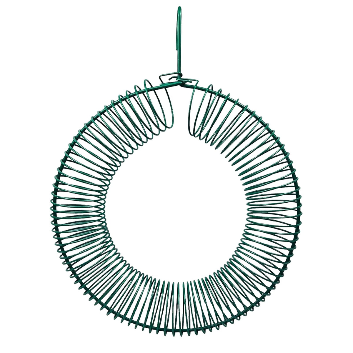 LWINGFLYER peanut bird feeder with round metal hanging design for easy outdoor feeding