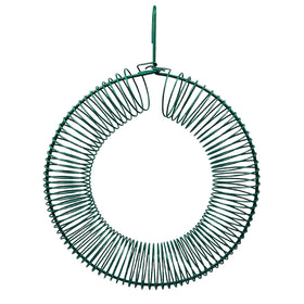 LWINGFLYER peanut bird feeder with round metal hanging design for easy outdoor feeding
