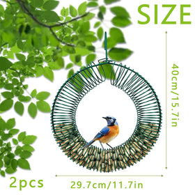 LWINGFLYER whole peanut feeder invites diverse backyard birds to your outdoor space
