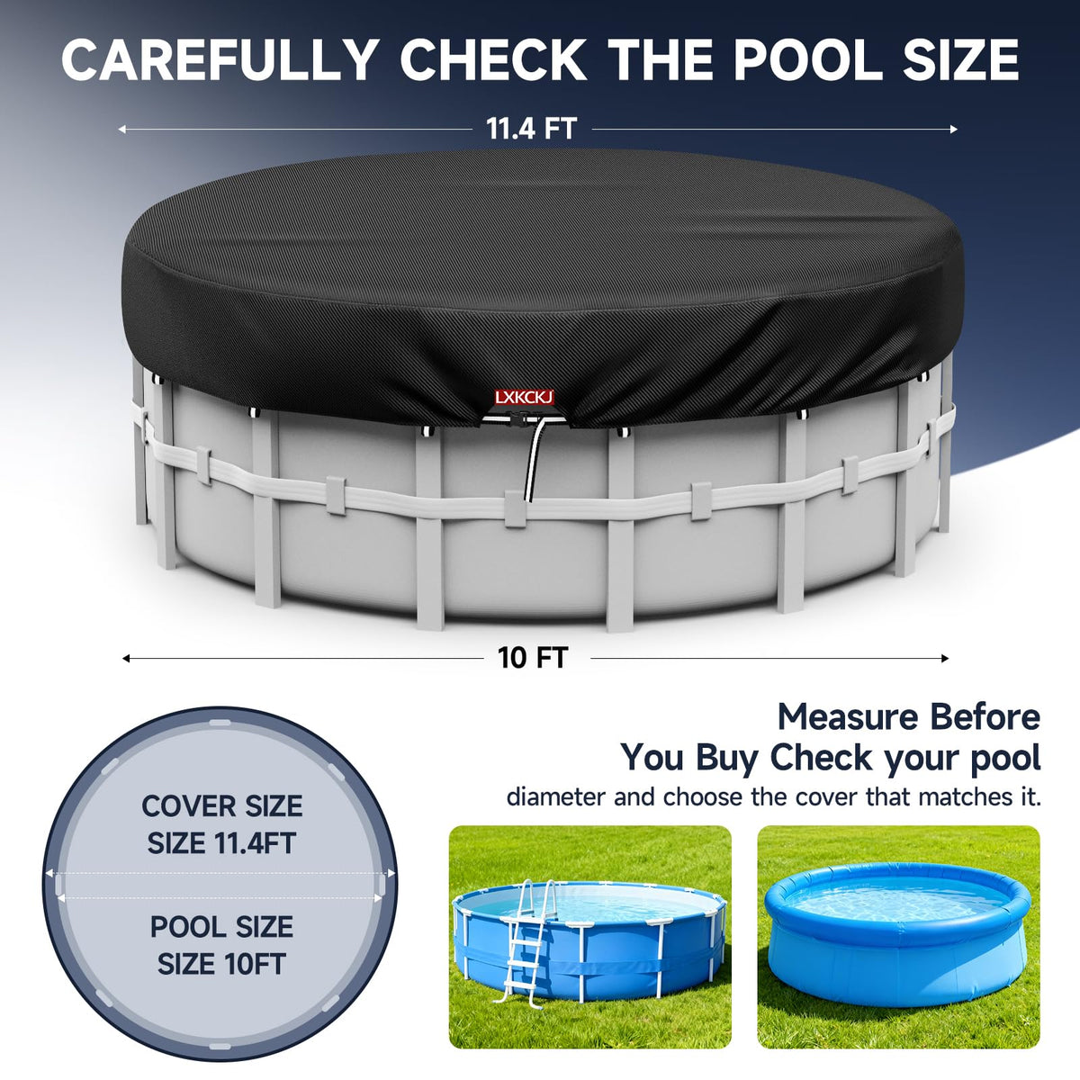 LXKCKJ cover in durable Oxford fabric for lasting protection.