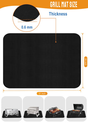 LXLZSH portable camping grill mat for outdoor tables