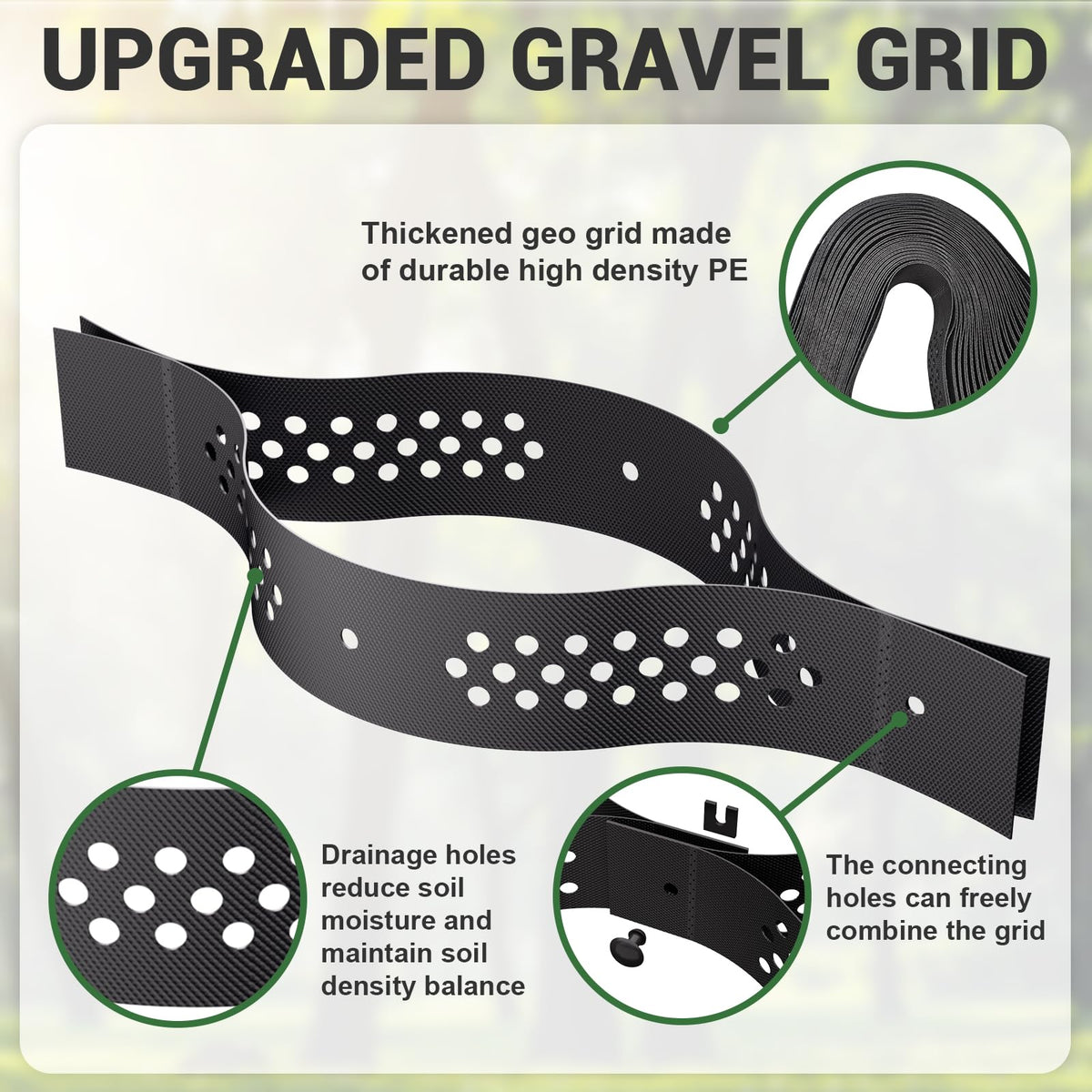 LXVOOEE dual-row welding detail on the grid for stronger tension