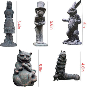Lycss Mad Hatter statue brings playful whimsy to garden decor.