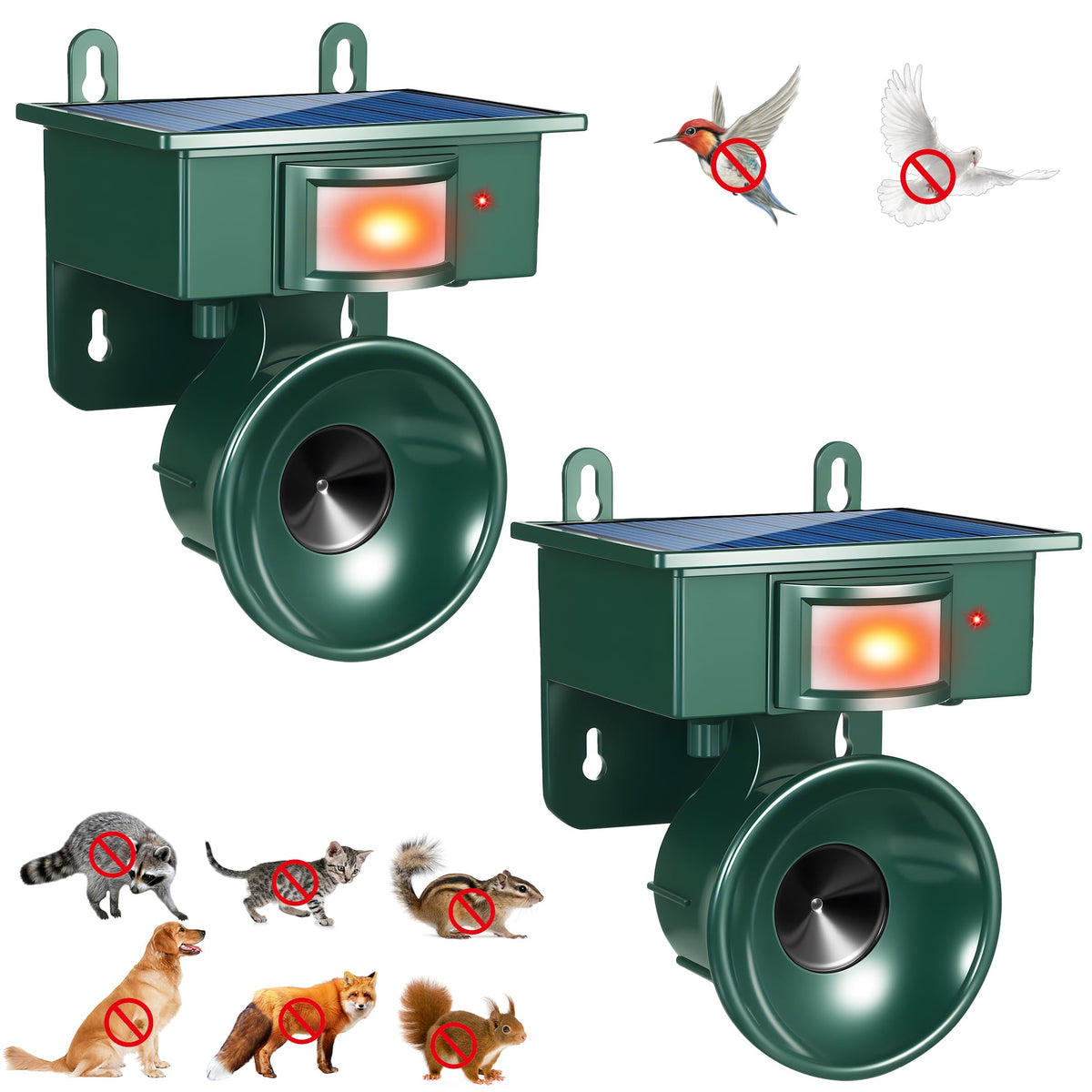Lycxbfjia bird deterrent with 360° coverage protects fences and trees.