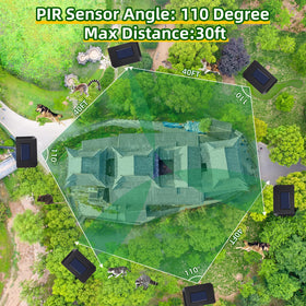 Lycxbfjia deer rabbit yard application, shows coverage for gardens.