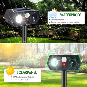 Lycxbfjia flashing light feature image, adds visible cue to deter pests.