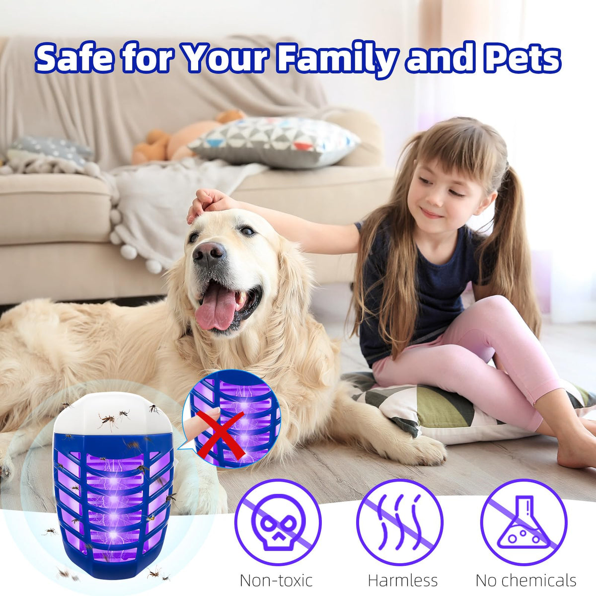 Lycxbfjia four-pack provides whole-home coverage for kitchens and bedrooms.