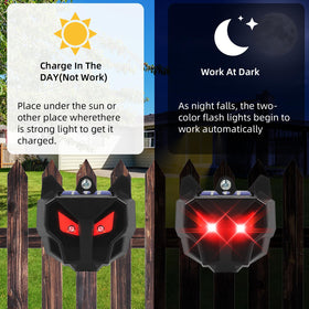 Lycxbfjia Solar Predator Eyes withstands rain and cold for year-round protection