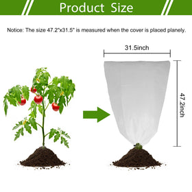 LYDTICK frost cloth for outdoor plants protects vegetables from chilly nights and light rain.