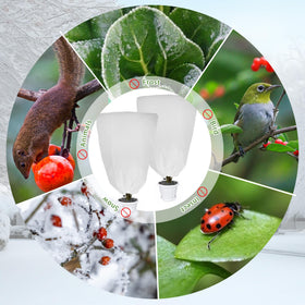 LYDTICK lightweight breathable fabric ensures airflow while maintaining warmth for covered plants.